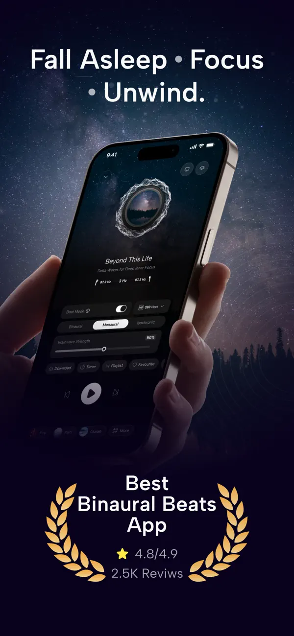 Screenshot #1 pour Good Vibes: Binaural Beats