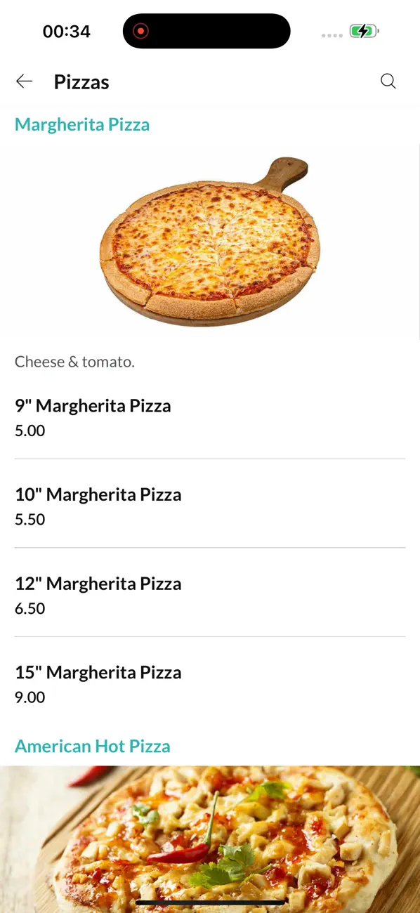 Screenshot #3 pour American Pizza.