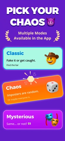 Imposter Game: Spy — PartyPass iPhone screenshot