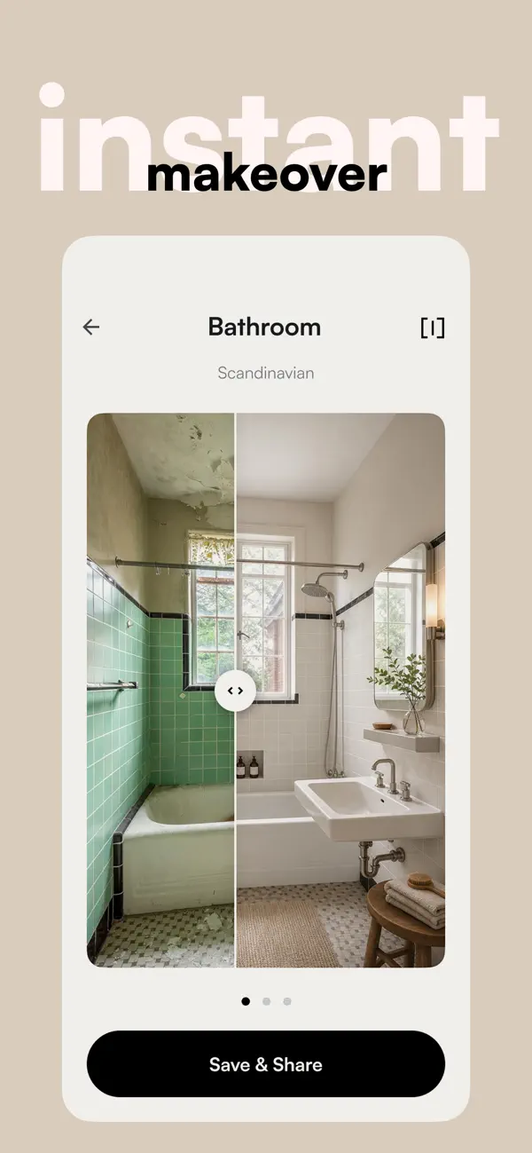 Screenshot #2 pour amoor: AI interior design