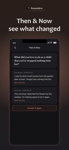 Penumbra: Shadow Work Journal Screenshot 3 of 6