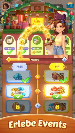Screenshot von Seaside Escape®: Merge & Story auf dem iPhone 6