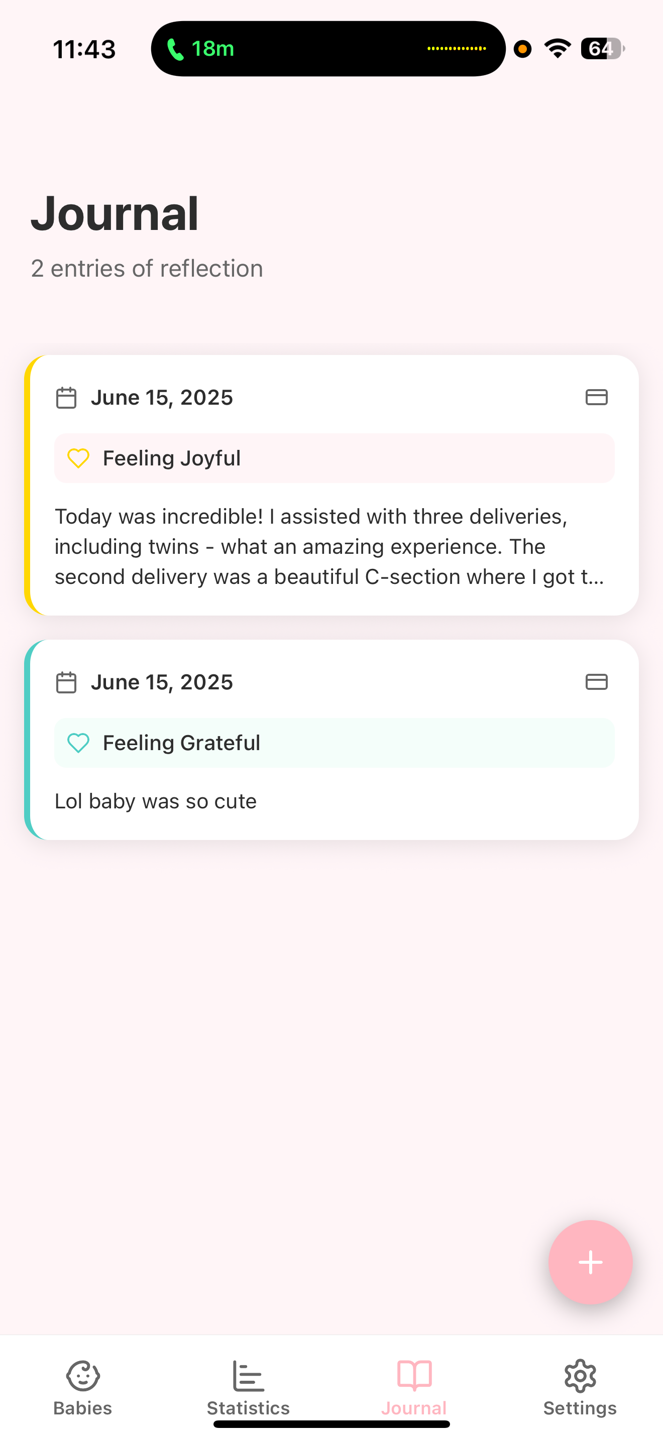 BabyDay - Birth Care Tracker