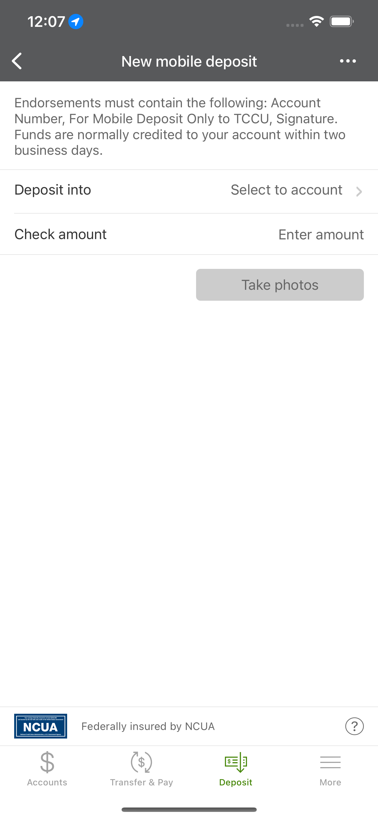 TCCU Mobile Banking App