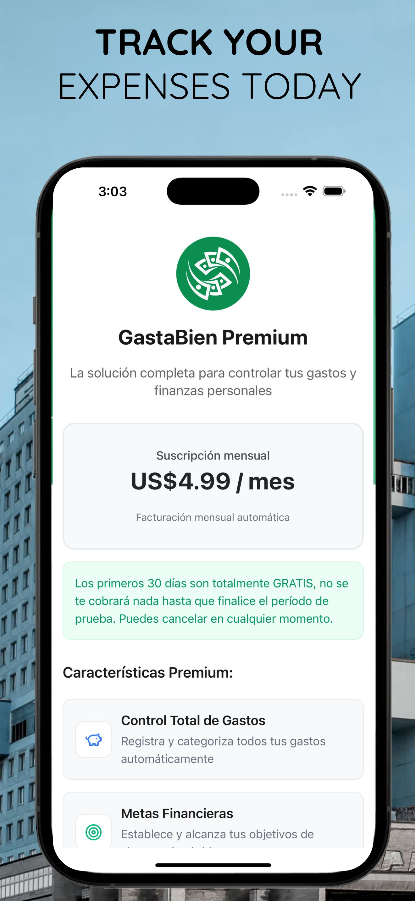 GastaBien · Gastos y finanzas