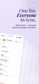 Shared Grocery List: Together screenshot