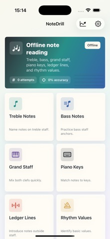 NoteDrill: Sight Read Music Screenshot 1 of 3