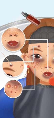 Makeup skincare ASMR Makeover screenshot