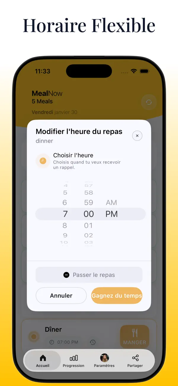 Screenshot #3 pour Rappel de repas - MealNow