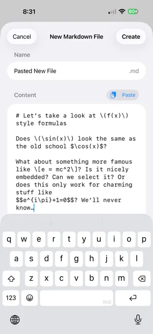 Markdown My Words screenshot 3