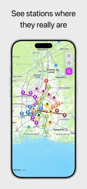 Bangkok City Metro iPhone screenshot 5