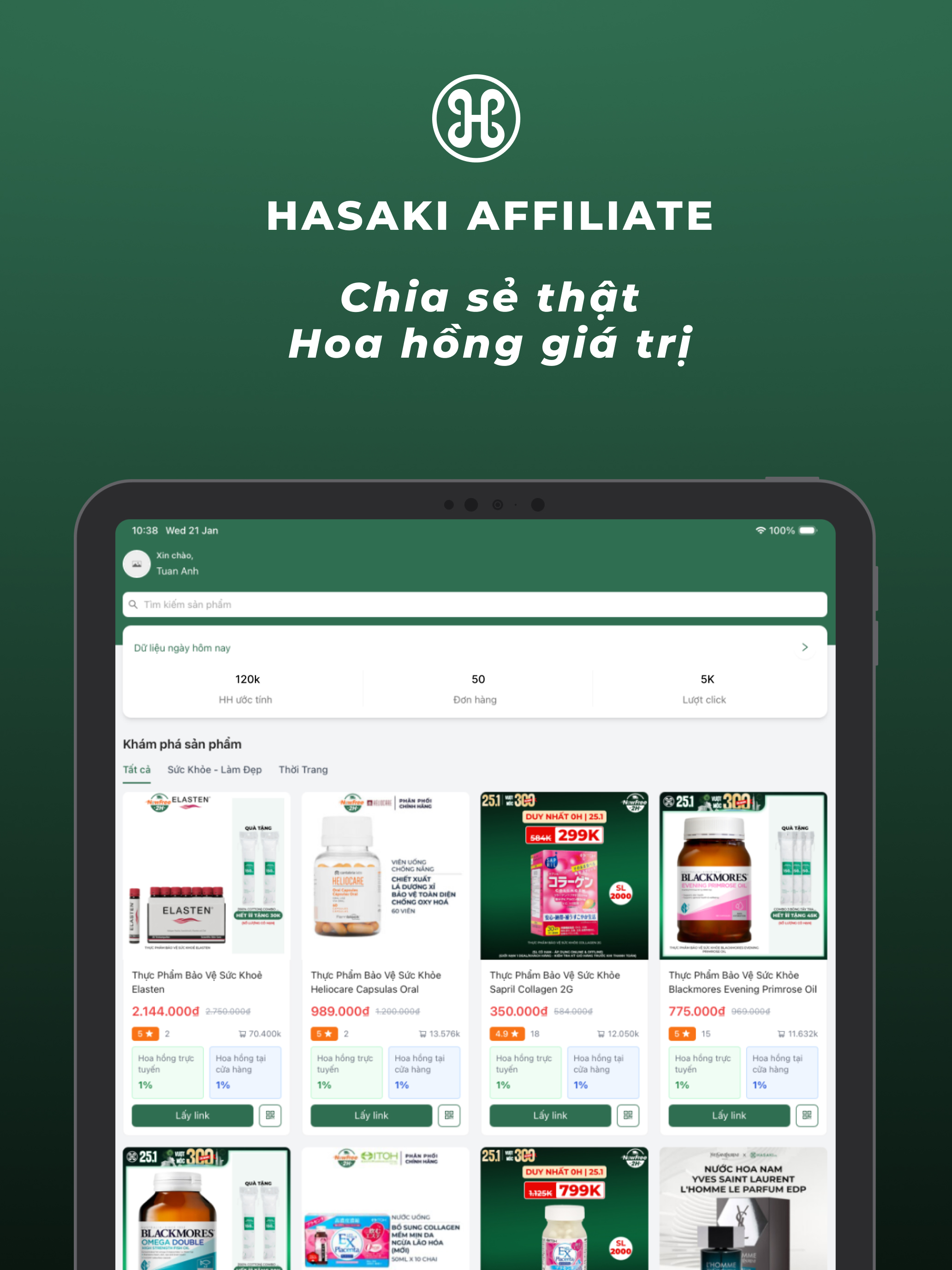 Hasaki Affiliate screenshot 5