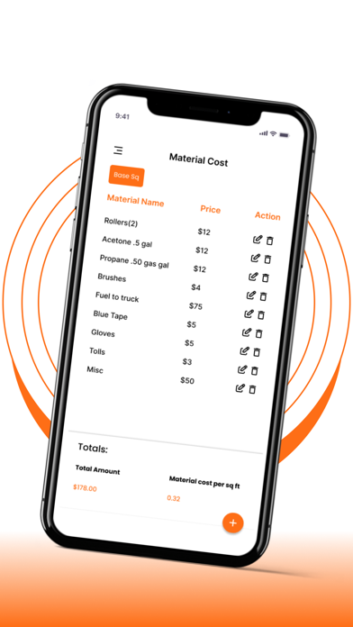 Screenshot #2 pour Flake Cost Planner