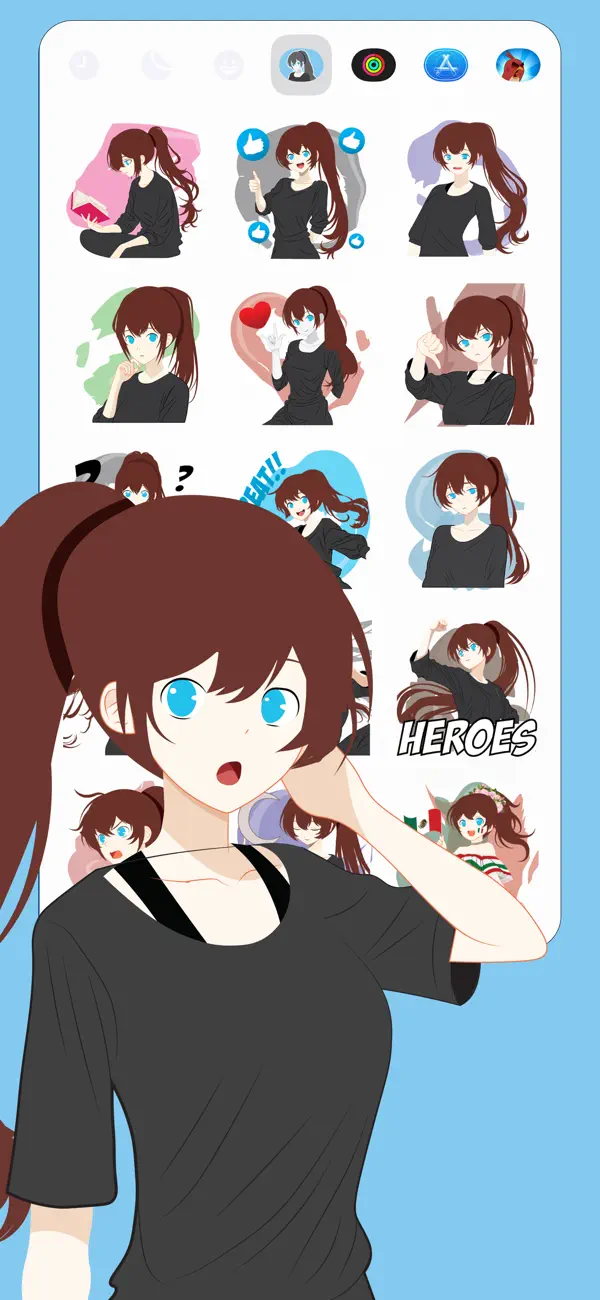 Screenshot #3 pour Jordana Stickers