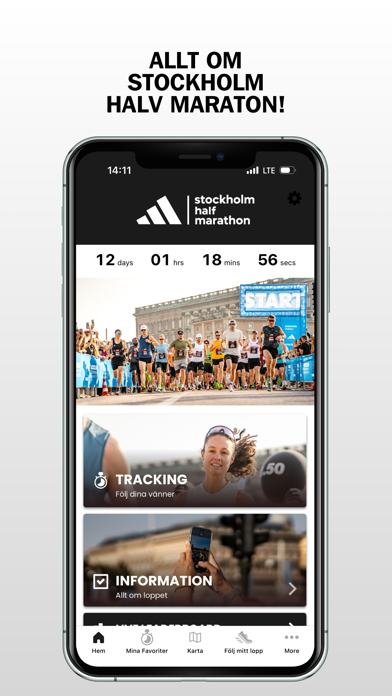 adidas Stockholm Halvmaraton iPhone screenshot 3