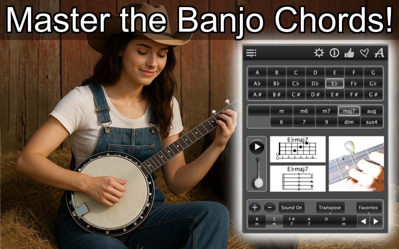120 Banjo Chords