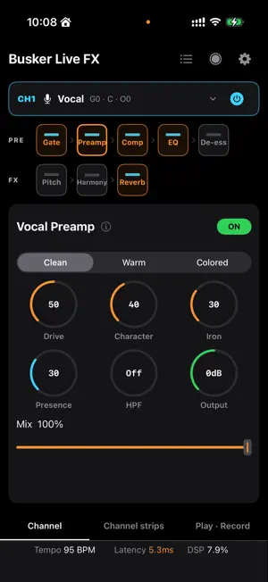 Busker Live FX screenshot 3