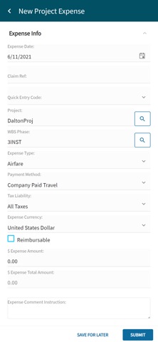 Epicor Expense Mgmnt Legacy screenshot