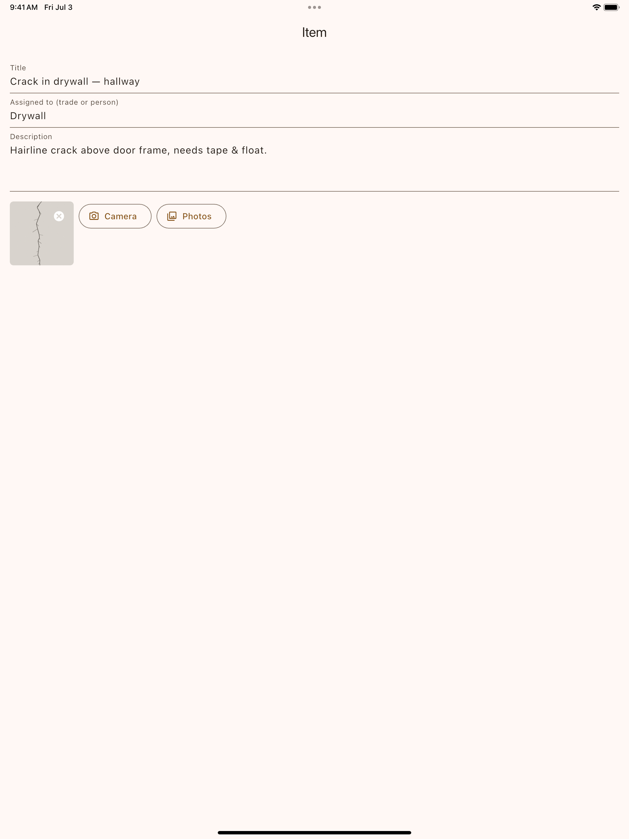 Punch List – Site Report screenshot 7