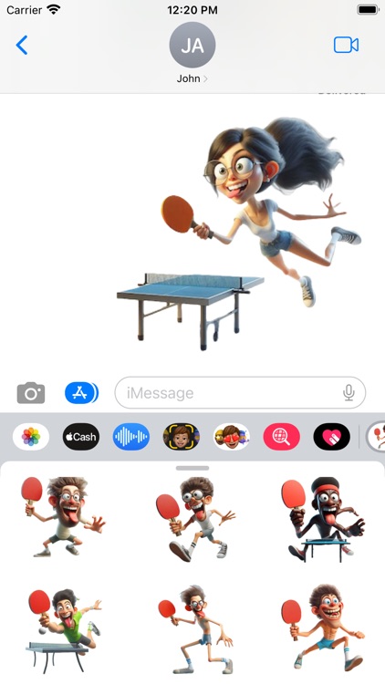 Goofy Table Tennis Stickers screenshot-4