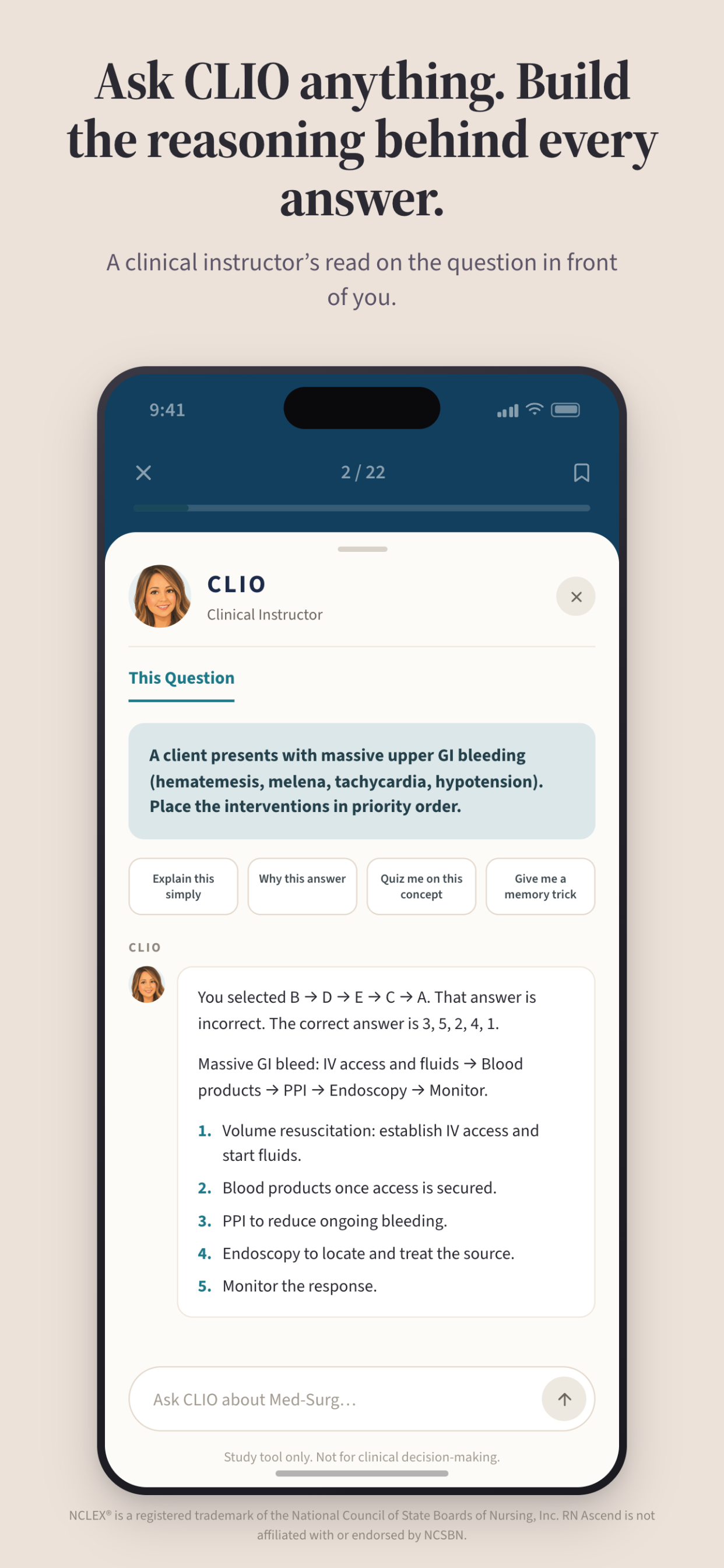 RN Ascend NCLEX & Nursing 2026 screenshot 3