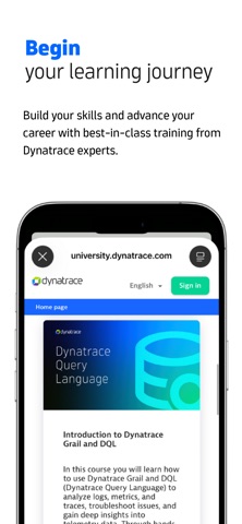 Dynatrace University Screenshot 1 of 3