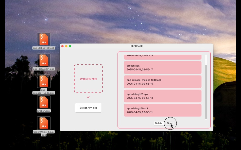 #5. ELF Check (macOS) Podle: Ready Works