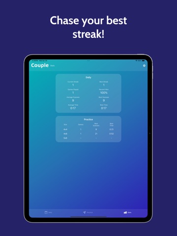 Couple: Daily Memory Match iPad screenshot