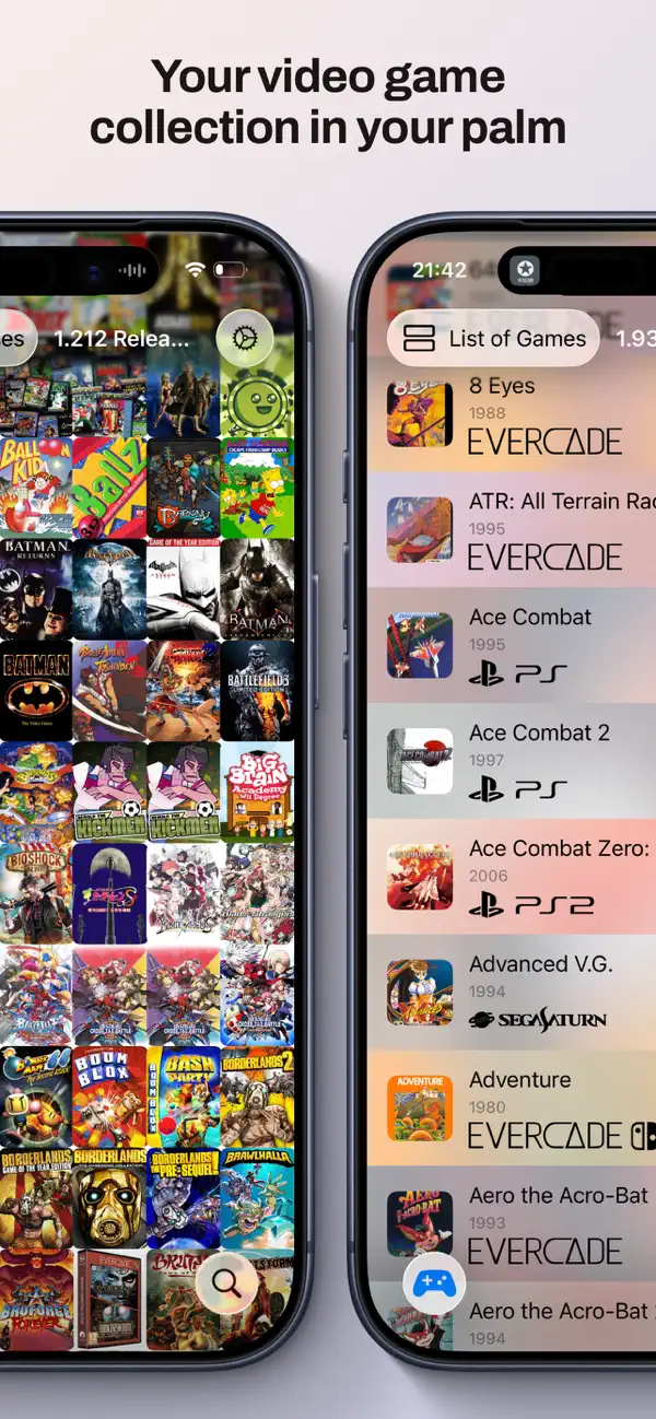 Screenshot #1 pour Game Collector