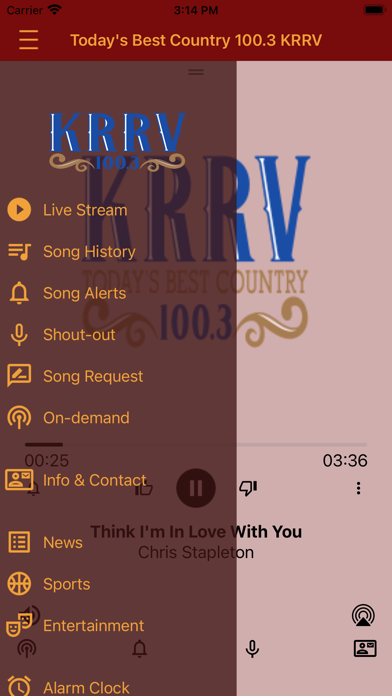 KRRV 100.3 Screenshot