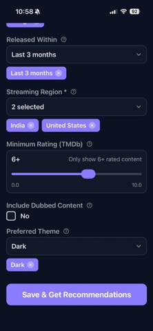 ZaaG: Movies & Series Finder screenshot
