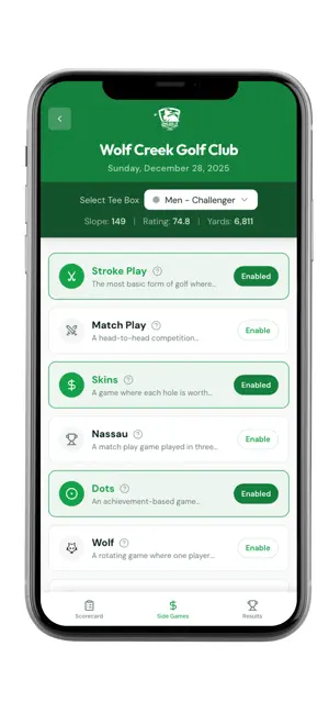 Golf Side Games Pro screenshot 3