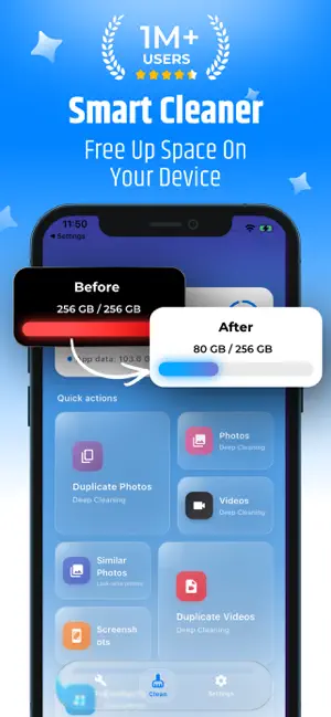 Cleanup - Smart Phone Cleaner iPhone screenshot 1