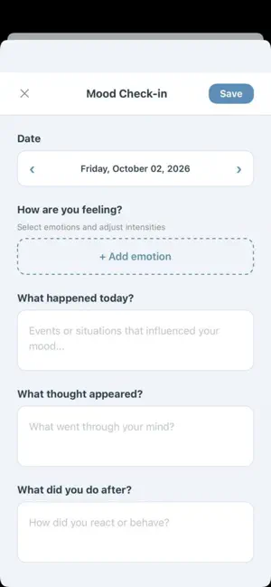 CBT Journal & DTR – Calmia screenshot 3