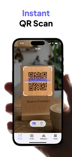 Captura de pantalla de QR Reader＊ en iPhone 2