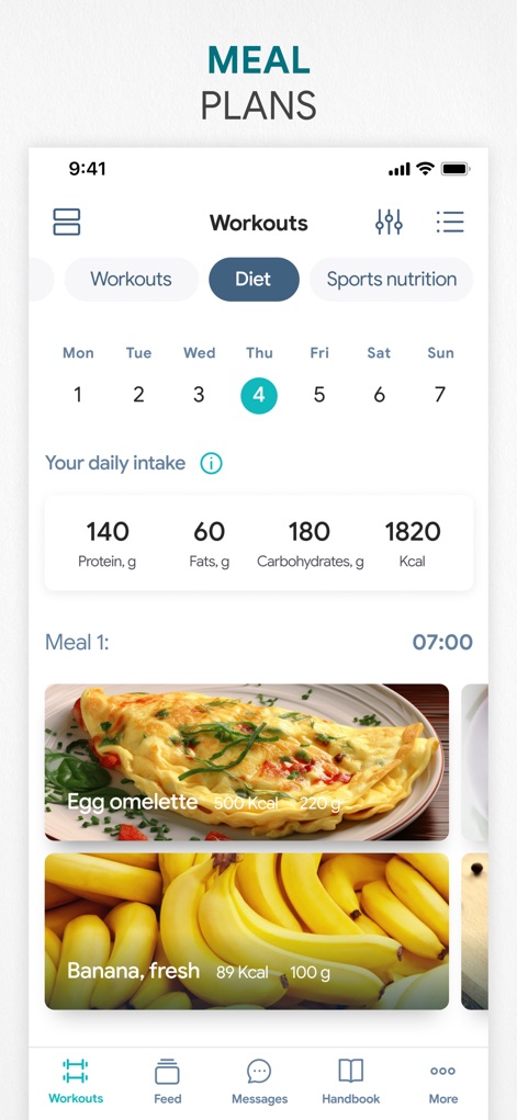 Fitness App: Gym Workout Plan - Nutritional Guidance