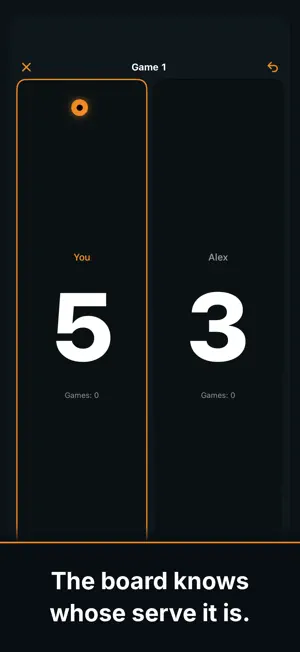 Table Tennis Serve Scoreboard screenshot 1
