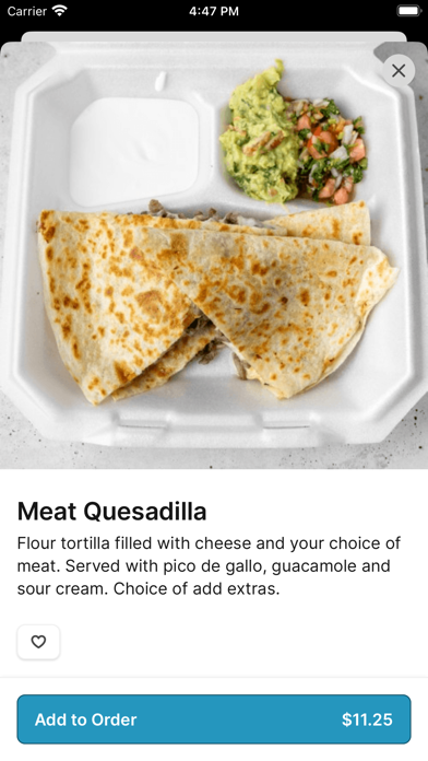 The Gordito Tacos iPhone screenshot 4 - Food & Drink app
