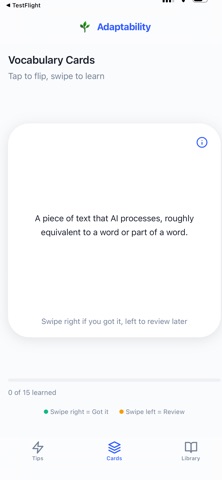 Adaptability App screenshot
