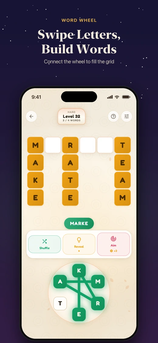 Offline Word Puzzles: 4 Modes screenshot 4