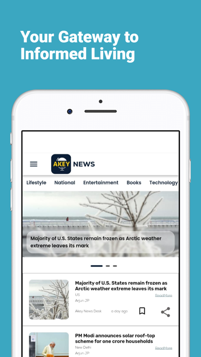 Akey News Screenshot