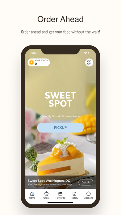 Sweet Spot DC app screenshot