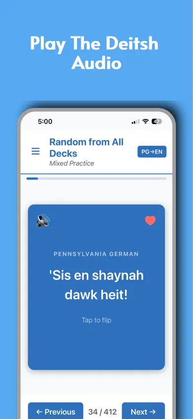 Deitsh Flashcards screenshot 5