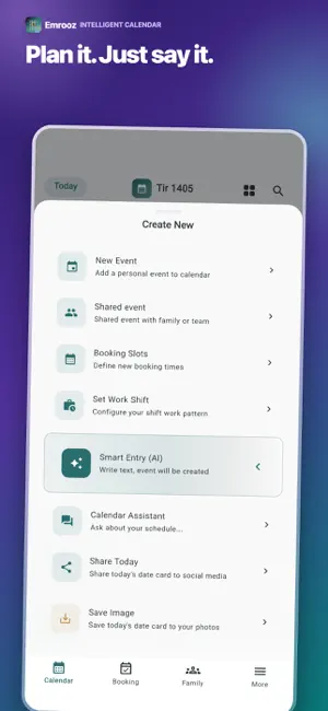 Emrooz: Smart Shamsi Calendar screenshot 2