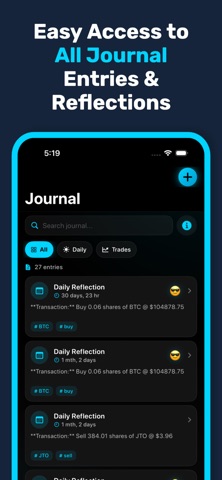 LunarLog AI - Trading Journal screenshot