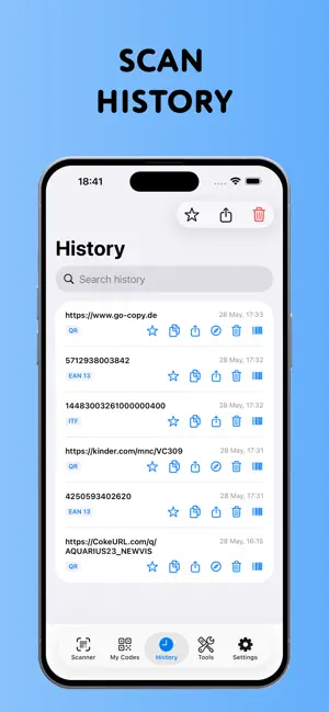 QR Code & 2D Barcode Scanner screenshot 4