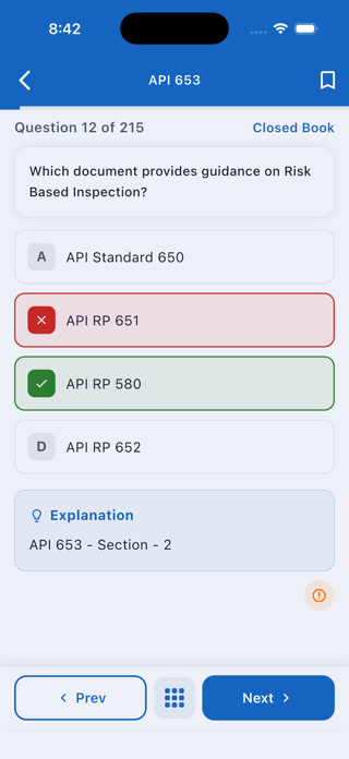 API 653 helpmate Screenshot 4 of 8