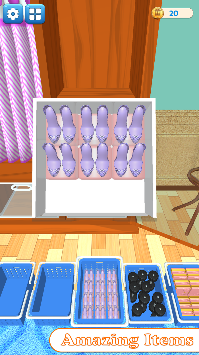 Closet Organizer Game 3D
