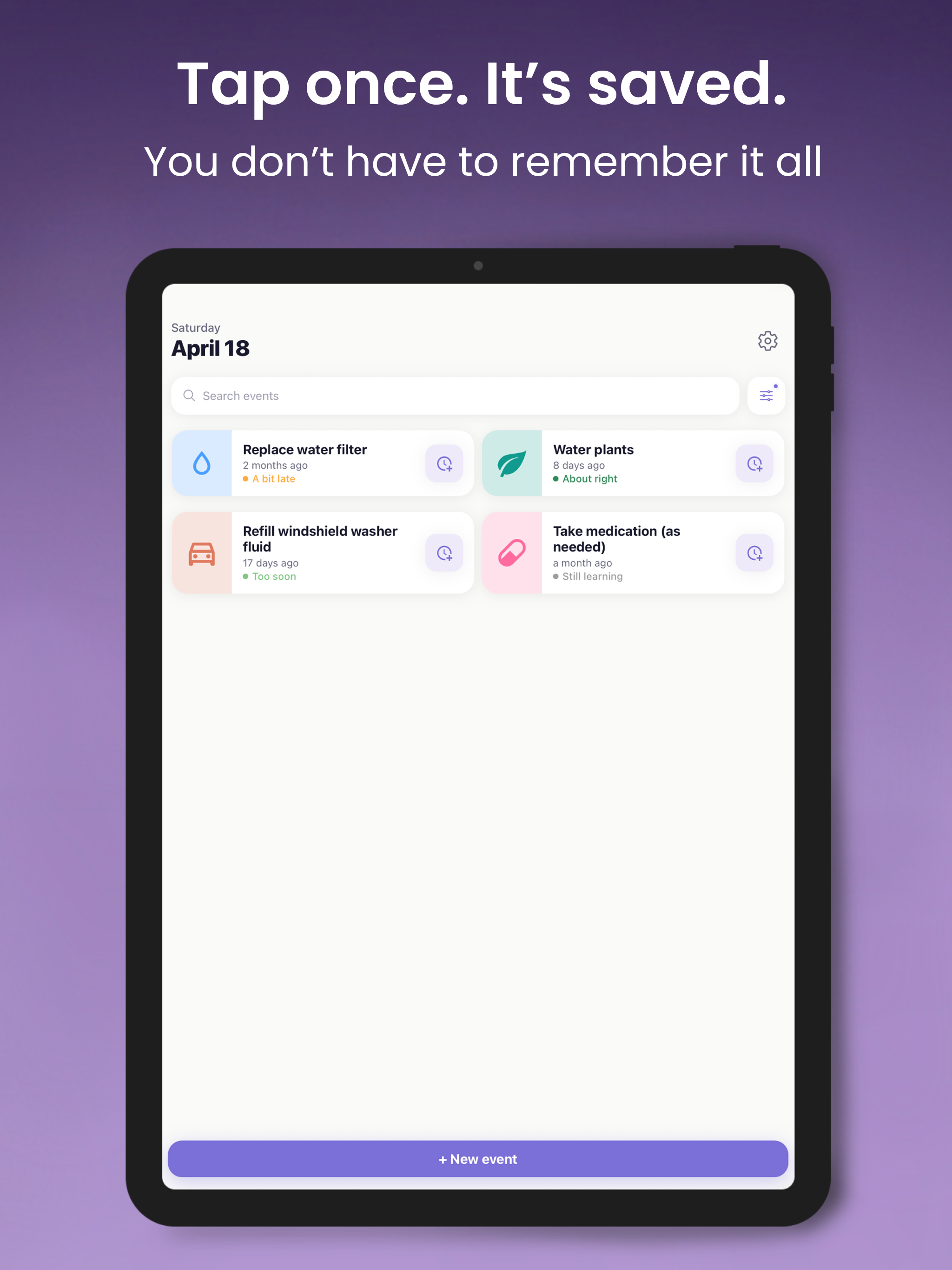 Last Time: When did I...? screenshot 8