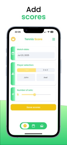 Tennis - Scorekeeper & Counter screenshot